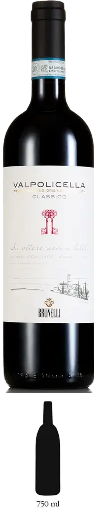 Valpolicella Classico DOC 2019, 0,75L - Brunelli