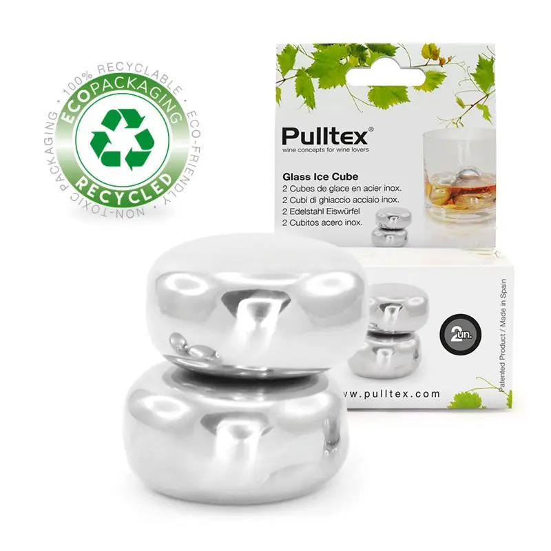 Glaçon en inox -Stainless Steel Ice Cube - Pulltex