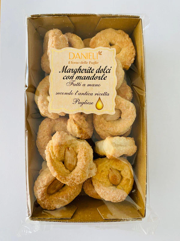 Margherita -Taralli sucré avec amende 250g - Danieli