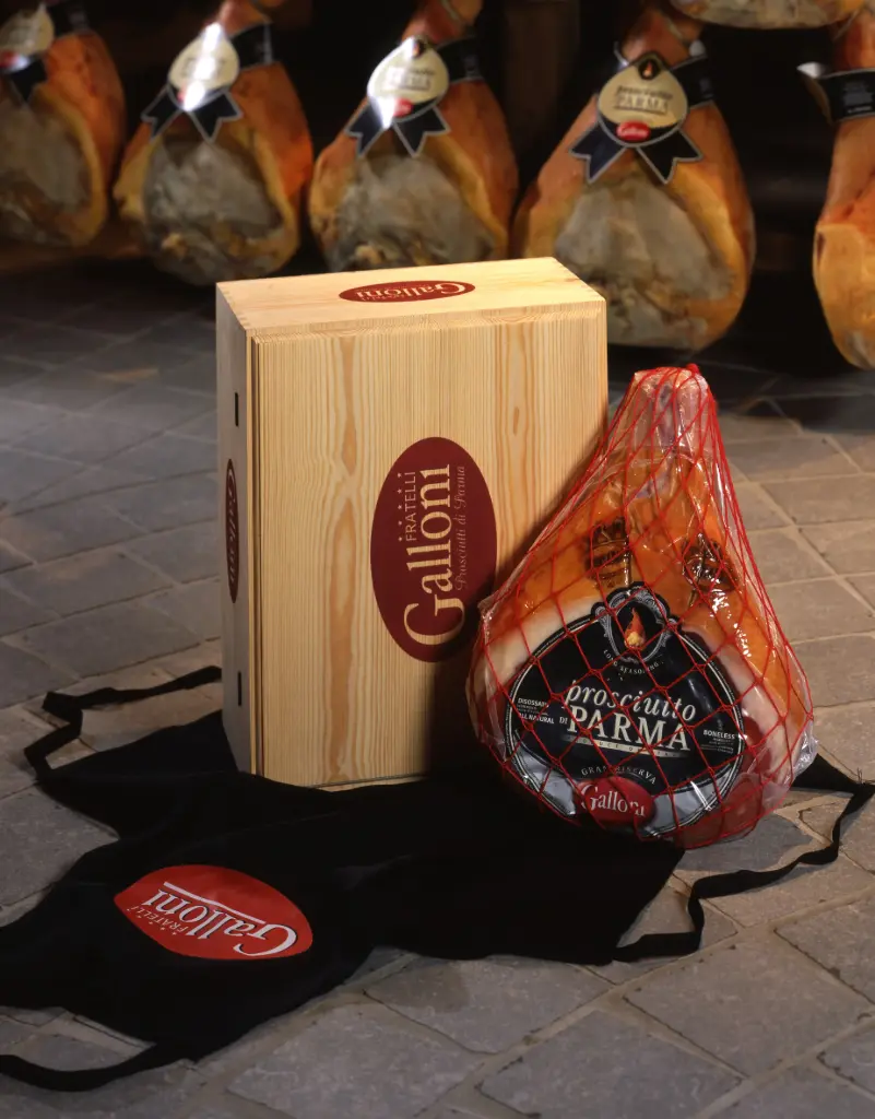 Jambon de Parma +18 mois en quart (Paquet 1) +o-1250-1350g - Galloni