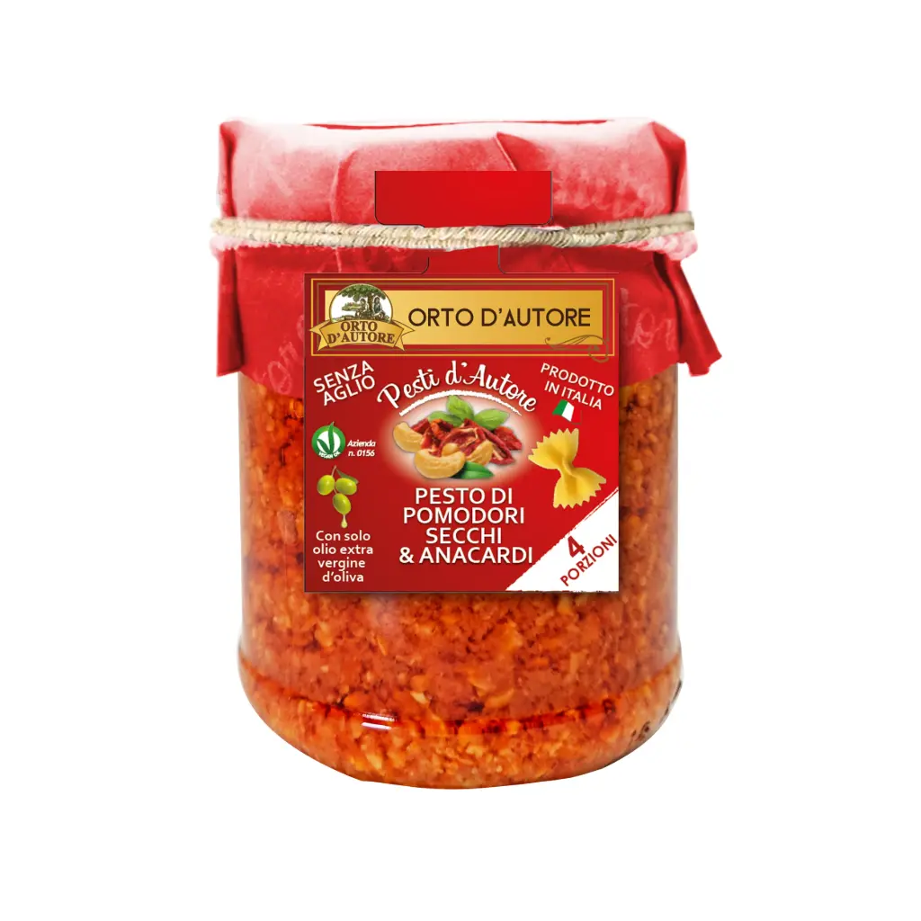 Pesto rouge 180g - Orto d'autore