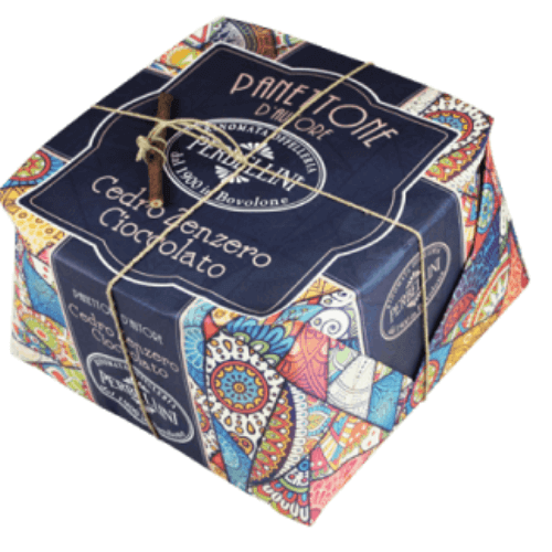 Panettone cèdre, gingembre et chocolat 850 gr