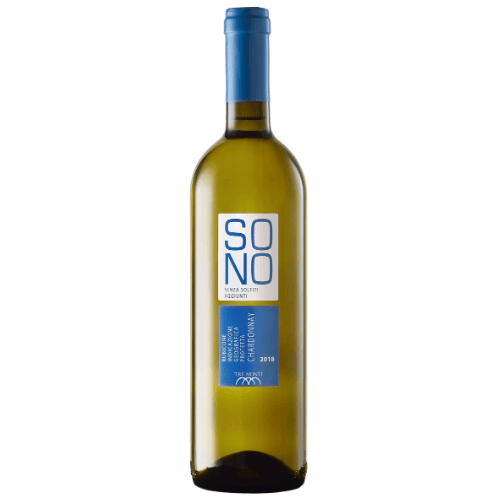 Sono Blanc Rubicone IGP Chardonnay 2018, vin blanc bio sans sulfite ajouté